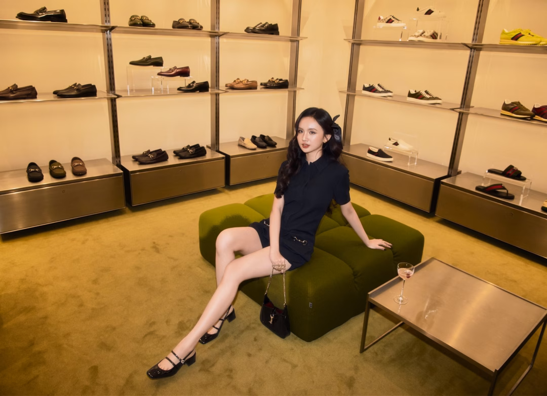Nhan sắc ngọt ngào của Chi Pu và con gái ‘nữ hoàng wushu’ tại sự kiện Gucci Con gái