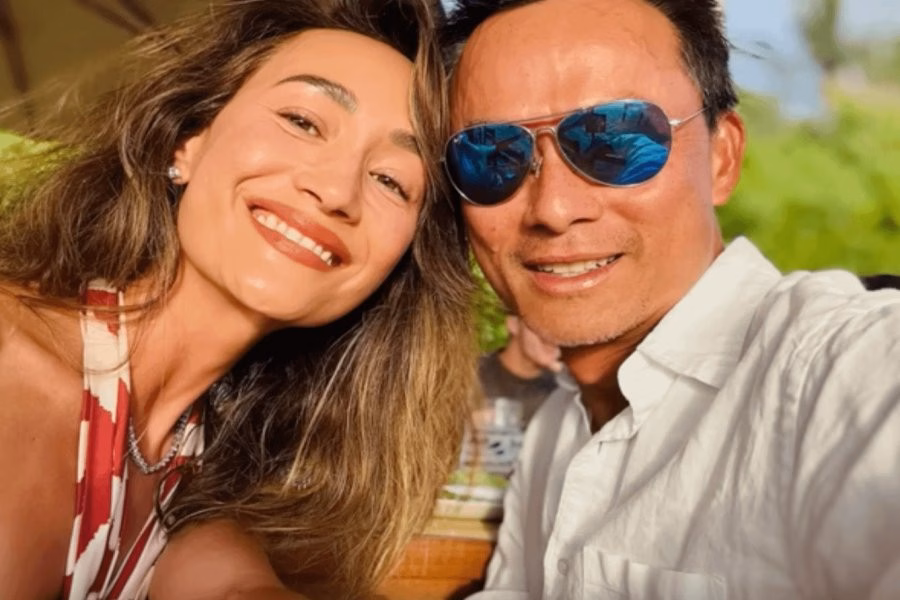 Maggie Q hạnh ph&uacute;c b&ecirc;n chồng đồng hương