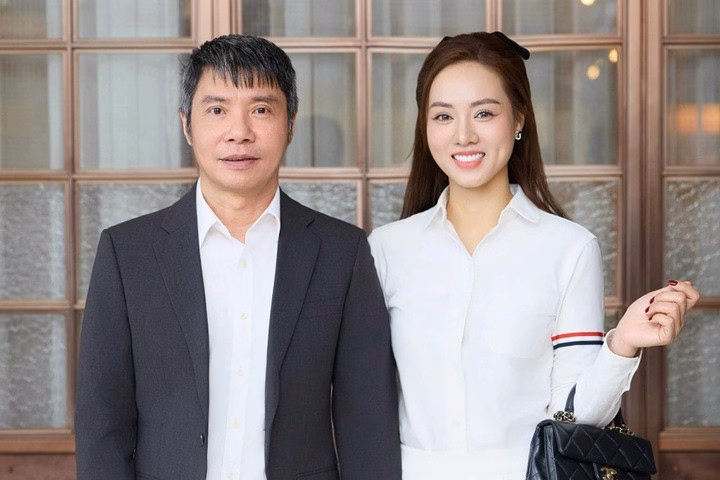 NSND Công Lý và vợ trẻ Ngọc Hà NSND Công Lý và vợ trẻ Ngọc Hà