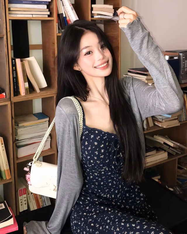 Áo cardigan nữ tính Áo cardigan nữ tính
