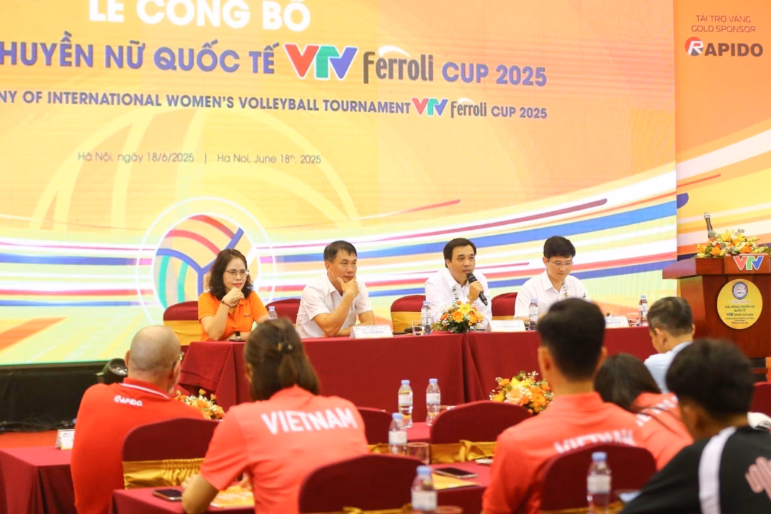Lễ công bố giải bóng chuyền nữ quốc tế VTV Cup 2025