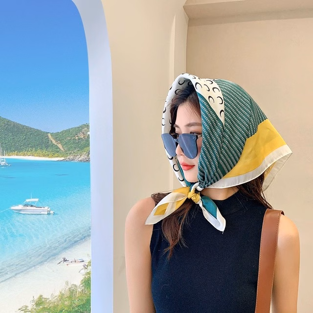 Phối khăn turban với áo hai dây Phối khăn turban với áo hai dây