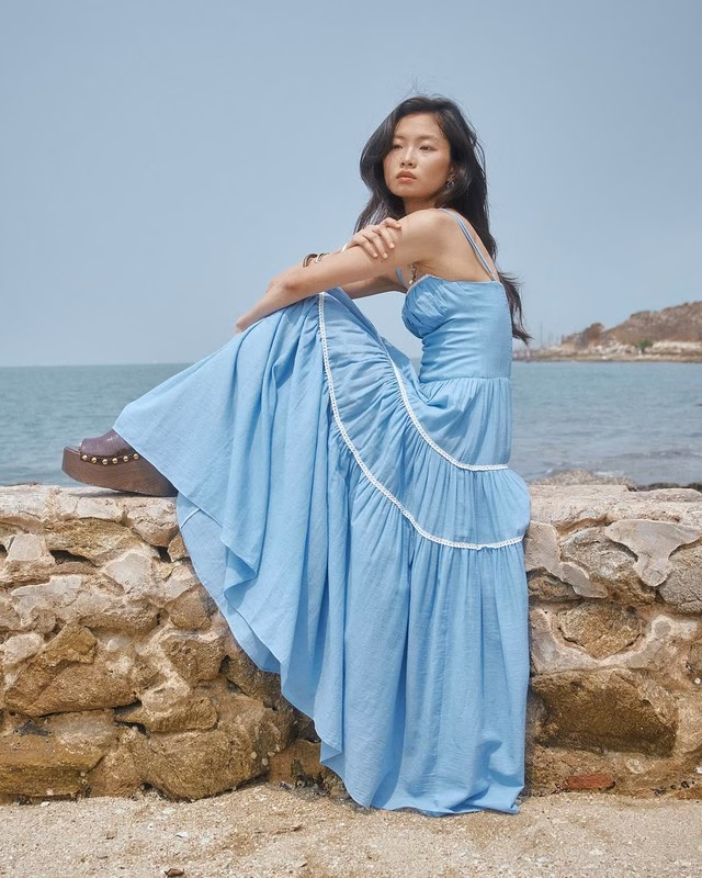 Váy maxi bohemian Váy maxi bohemian