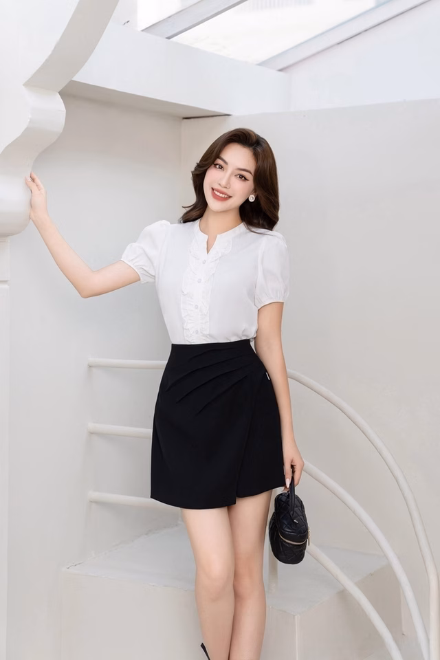 Váy skort 2 lớp layer
