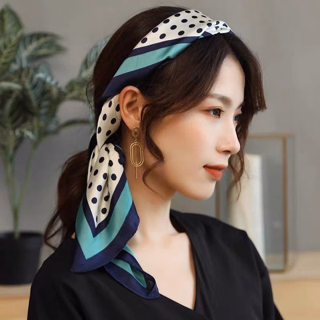 Khăn turban như băng đô Khăn turban như băng đô
