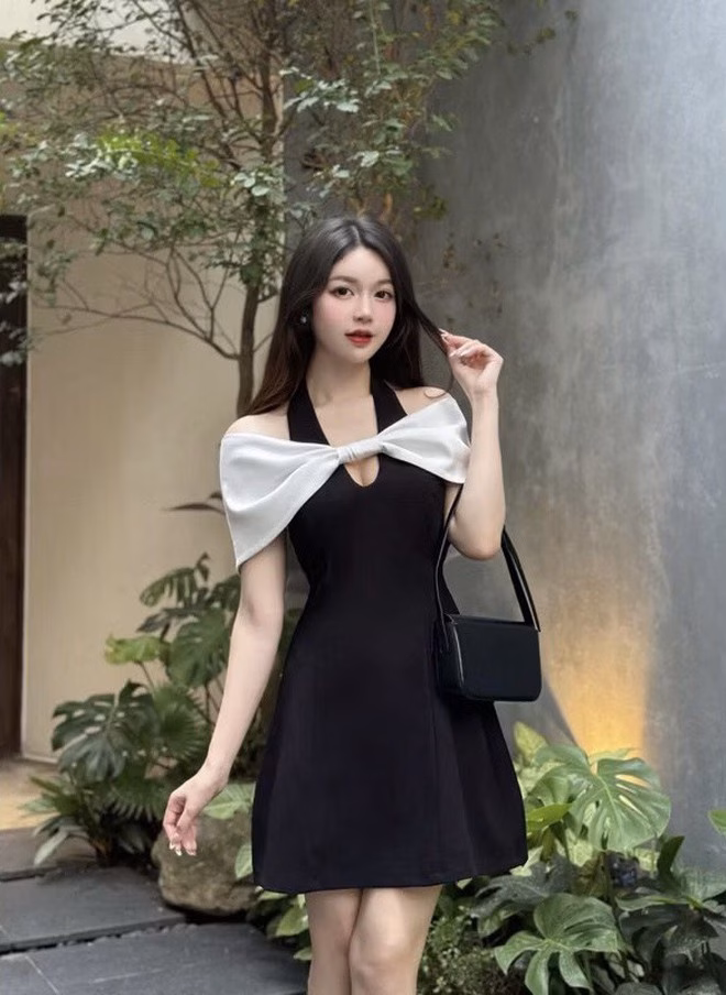 Đầm yếm trễ vai 'vũ khí' tôn dáng cho bờ vai mảnh mai - Ảnh7.
