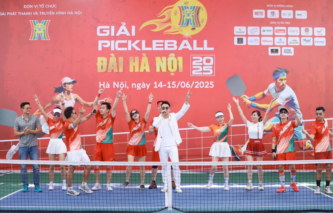 Lễ khai mạc Giải Pickleball Đài Hà Nội 2025 Lễ khai mạc giải diễn ra sôi động