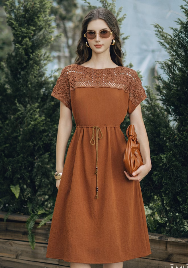 Phong cách Boho với đầm suông