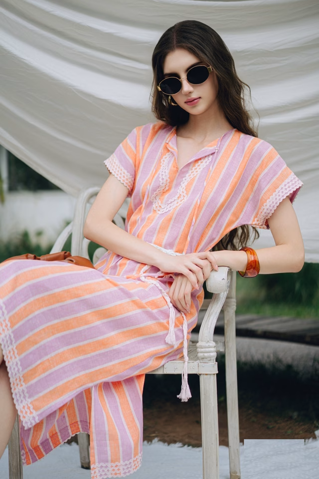 Vải linen cho đầm suông Vải linen cho đầm suông