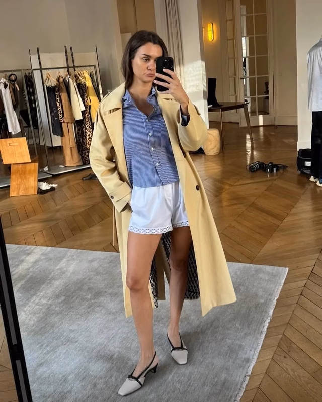 Quần shorts lụa Quần shorts lụa