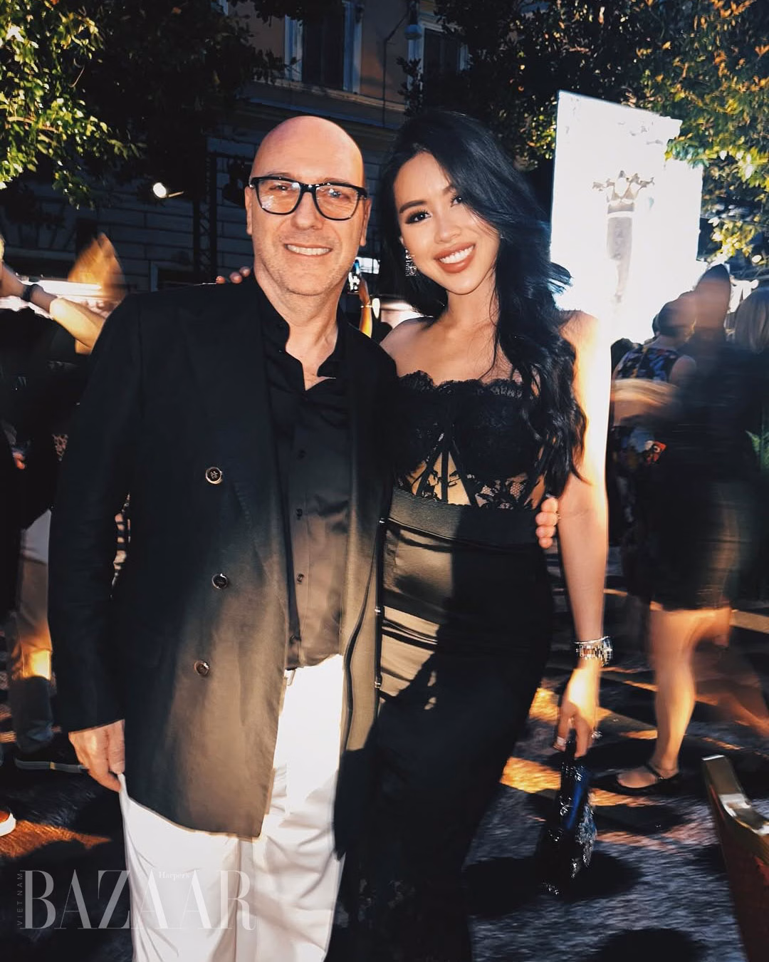 Dolce & Gabbana trình làng bộ sưu tập cao cấp tại Rome và Stefano Gabbana. Ảnh: Instagram @tiennguyen