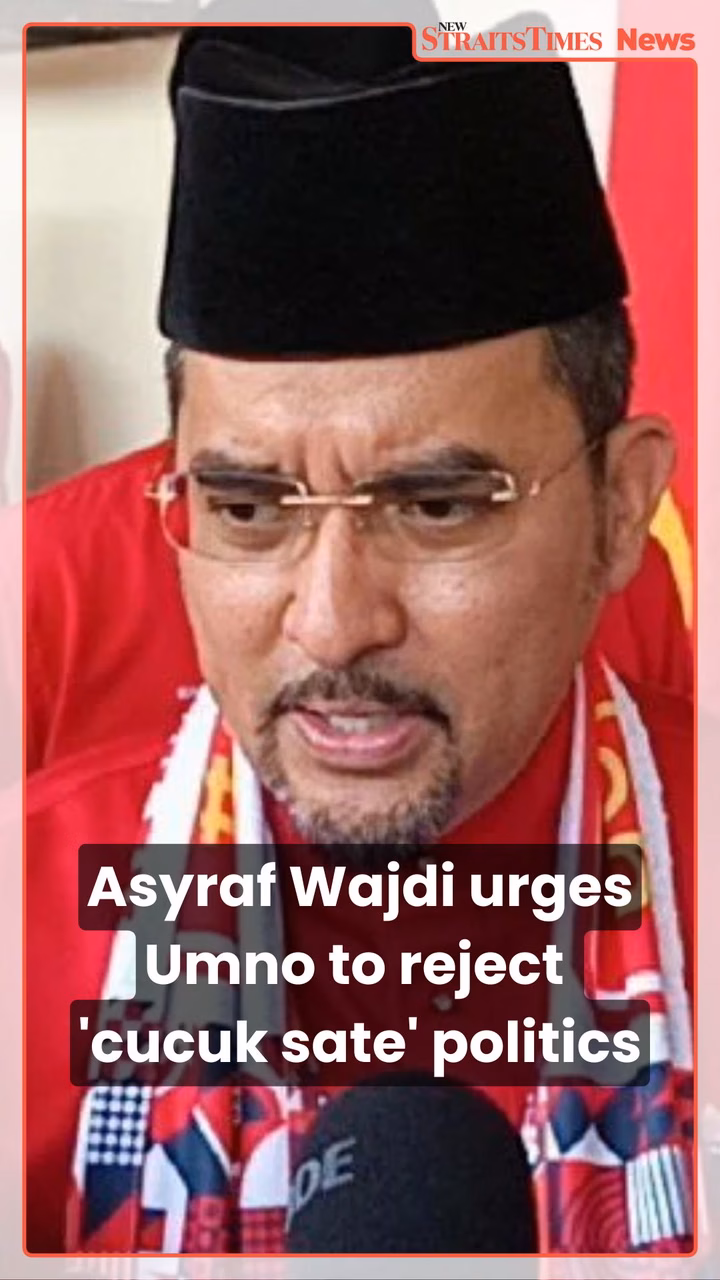 Hai diễn viên trẻ được chọn đóng vai chính trong bộ phim truyền hình mới Asyraf Wajdi urges Umno to reject 'cucuk sate' politics