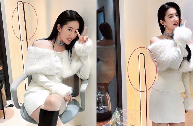 Lưu Diệc Phi dính scandal Photoshop và khủng hoảng nghề nghiệp Để có eo thon dáng đẹp, Lưu Diệc Phi chỉnh ảnh đến méo cả đồ vật xung mặt, mặt nhọn hoắt