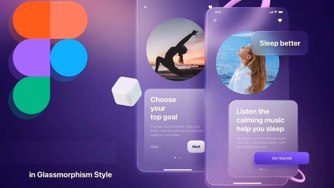 Tạo Hiệu Ứng Glassmorphism Trong Figma: Hướng Dẫn Đơn Giản Và Ứng Dụng Hiệu Quả Các template Glassmorphism khá đa dạng để ứng dụng