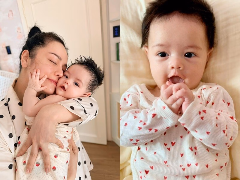 Con gái lai của Nhật Kim Anh có ngoại hình xinh xắn như búp bê.