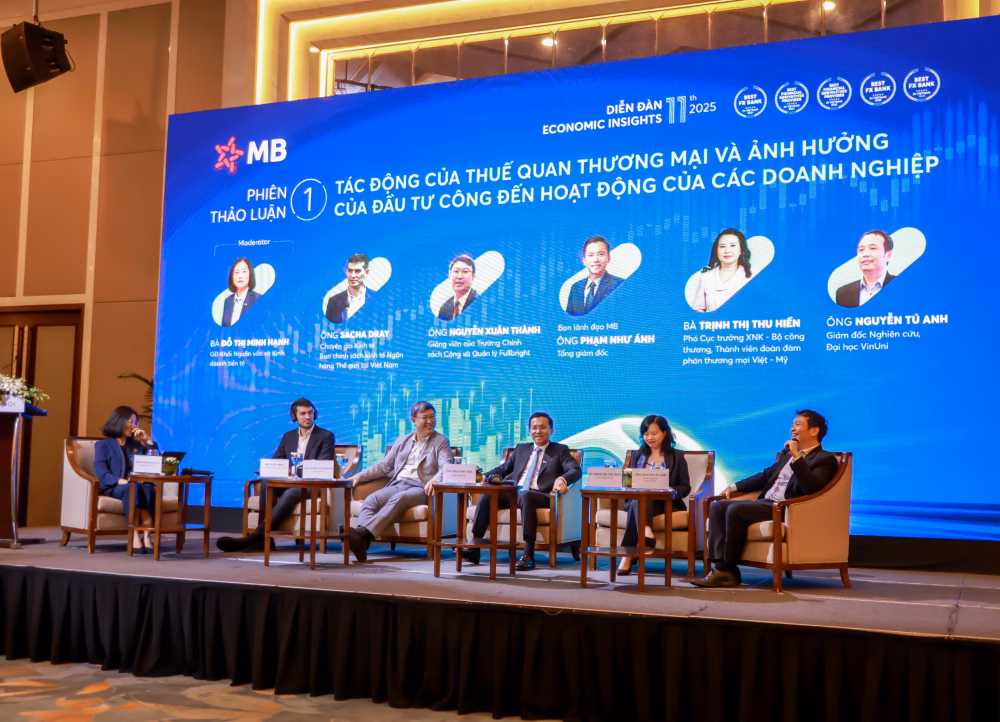 Ngày 7/11/2025, tại Hà Nội, Ngân hàng TMCP Quân đội (MB) tổ chức Diễn đàn MB Economic Insights 2025 với