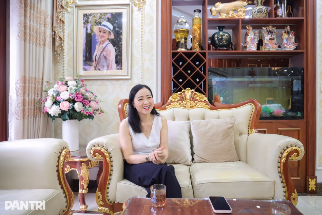 Chi tiết thiết kế nội thất nh&agrave; NSƯT Linh Huệ